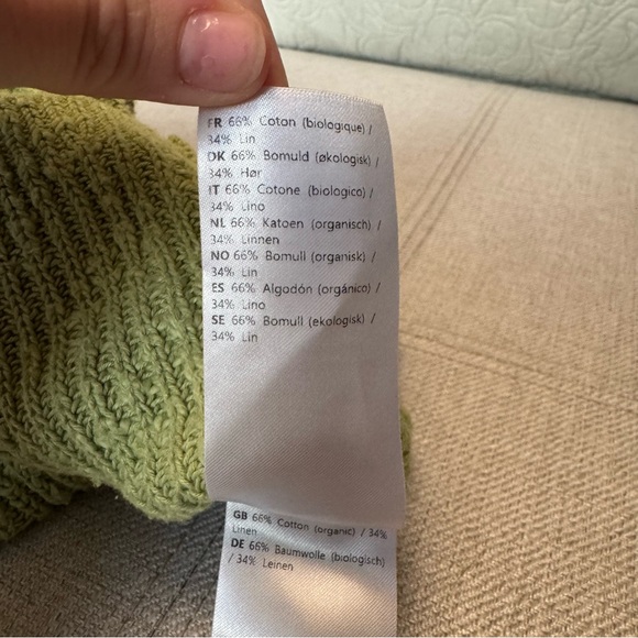 SAMSOE SAMSOE  zoey crewneck sweater - tarragon - Picture 6 of 7